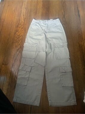 H&M Light Gray Cargo Pants